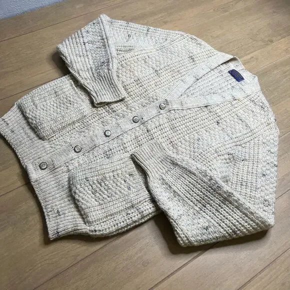 Vintage Pendleton Virgin Wool Cardigan Sweater USA Made Size Large